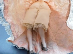 20 inch blonde porcelain pink doll legs